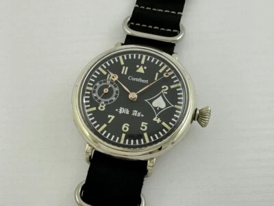 Cortebert Laco Aviator Pik As Luftwaffe Pilot WWII Vintage 1939-1945 Relógio Suíço - Imagem 1 de 4
