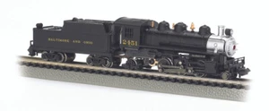 Bachmann 51560 N Scale Baltimore & Ohio Prairie 2-6-2 & Tender Steam 2451 - Picture 1 of 1
