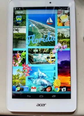 Acer Iconia One 8 B1-810 Modelo Nº: A1410, Wi-Fi, Pantalla 7.5" - Tablet Computadora Foto 1 de 4