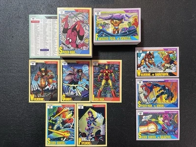1991 Impel Marvel Series 2 Conjunto Base Completo 1-152, Com Holos 5/5!  EMBALAGEM FRESCA! - Imagem 1 de 4
