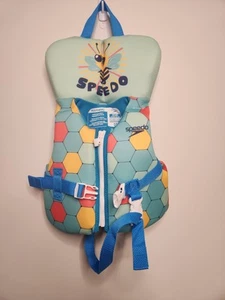 Speedo Infant Toddler PFD Life Jacket Vest Type II for Babies 30lbs NEW Opened - Picture 1 of 3