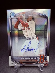 2025 Bowman - Franklin Arias - 1st Bowman Refractor Auto /499 - Picture 1 of 2