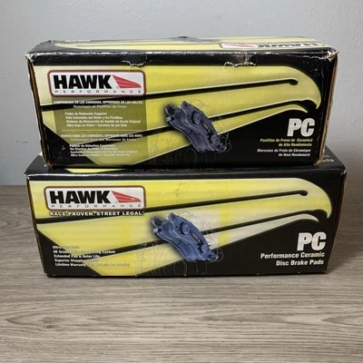 Hawk Ceramic Front + Rear Brake Pads Fits 2014-2016 Corvette Z51 C7 Chevrolet  - Image 1 of 4