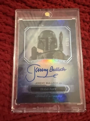 2016 Topps Star Wars Masterwork On Card Auto Autograph Boba Fett Bulloch 22/50 - Image 1 of 4