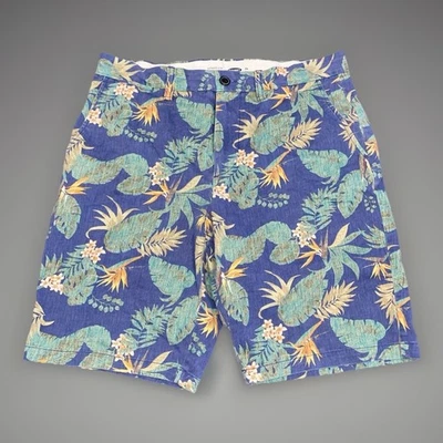 Pantalones Cortos Chinos Old Navy Floral “Ultimate Slim” - Talla 34 Foto 1 de 2