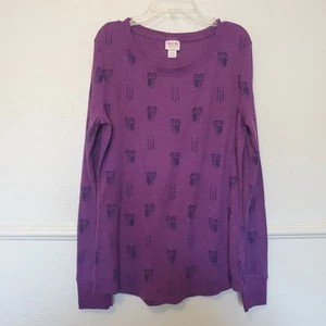Mossimo Supply Co Target Long Sleeve Shirt Owl Print All Over - Imagen 1 de 14