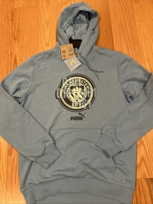 Sudadera con capucha PUMA Manchester City FC para hombre FtblCulture talla S 777776 nueva con etiquetas suéter de fútbol Foto 1 de 4