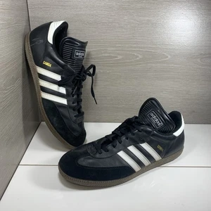 Adidas Samba Classic Black Vintage 2001 Rare Men’s Sneakers Size 48 US 13 - Picture 1 of 12