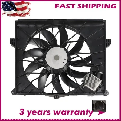 Engine Radiator Cooling Fan Assembly For 2007-2012 MERCEDES-BENZ GL ML 75924 - Image 1 of 4