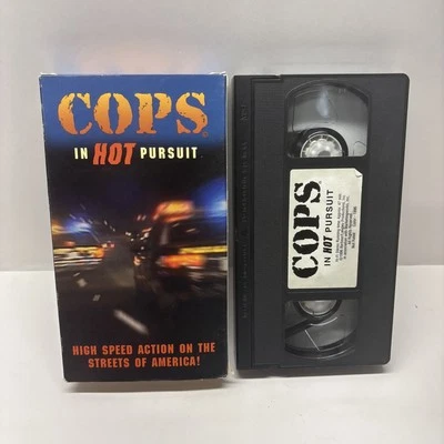 COPS In Hot Pursuit (VHS, 1996) Live Police Documentary Crime Movie Film - Image 1 of 2