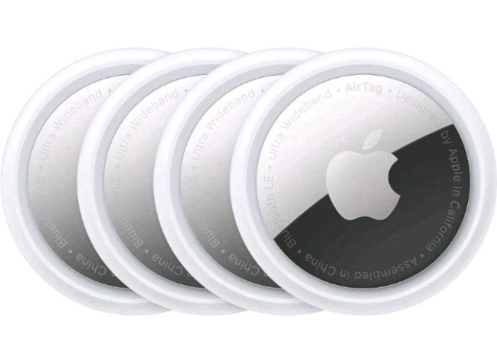 Apple AirTag (4 Pack) For Apple iPhone iPad & Other iOS Devices - Open Box - Image 1 of 1
