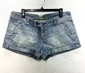 Mini Pantalones Cortos Vintage American Eagle Denim Micro 14 Tiro Bajo Y2K Años 90 - Imagen 1 de 9