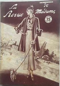 LA REVUE DE MADAME n° 392 du 27 Avril 1933 Mode Chapeau Tricot pour femme - Imagen 1 de 3