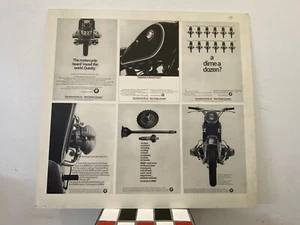 Vintage BMW Motorcycle ads on cardstock - Picture 1 of 1