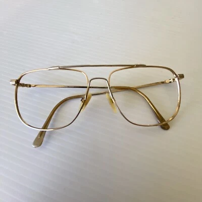 Marco Marchon De Colección JAPÓN Autoflex Flexon Dorado Marcos de Aviador DE COLECCIÓN Foto 1 de 4