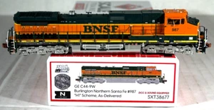 LOCOMOTORA SCALETRAINS ESCALA N GE C44-9W SOUND&DCC BNSF SXT38677 - Imagen 1 de 3