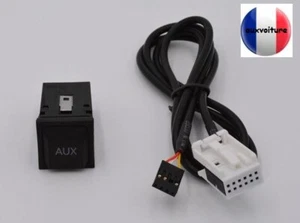Cable auxiliaire plus boitier autoradio vw pour rcd310 rcd510 rns315 rsn310 - Imagen 1 de 3