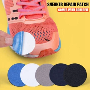 6x Sneaker gefüttert Patch Vamp Fersenloch Reparatur Aufkleber für Sport Mesh Schuhe - Bild 1 von 13
