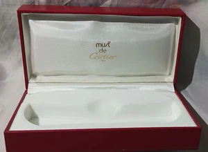 Cartier Glasses/Sunglasses Case W/Cloth & Brocher New CO712 #B - Picture 1 of 5