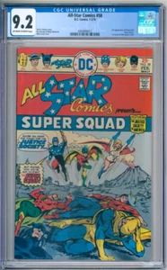 All-Star Comics 58 CGC Graded 9.2 NM- 1st Power Girl DC Comics 1976 - Picture 1 of 2