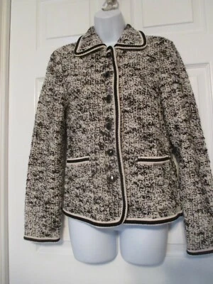 Geiger Black & White "Tweed" Blazer / Jacket Size 38 Austria - Image 1 of 4