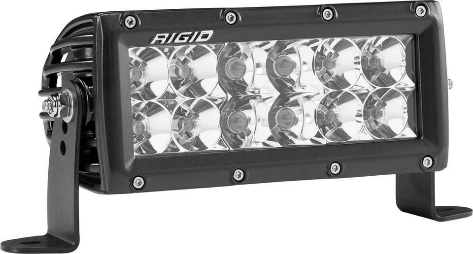 RIGID Industries - 106313 - 6in. E-Series Light Bar, Spot/Flood Pattern