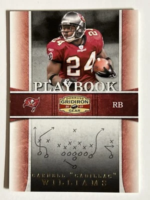 Carnell Cadillac Williams 2007 Donruss Gridiron Gear Red Playbook #’d 061/500 - Image 1 of 3