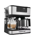 Farberware Dual Brew, 10 Cup Coffee + Espresso Maker/Machine w/Touchscreen, NEW!