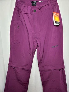 Arctix Womens XS Convertible Trail Pant 29" Inseam in Plum Purple UPF 50 NWT - Picture 1 of 10