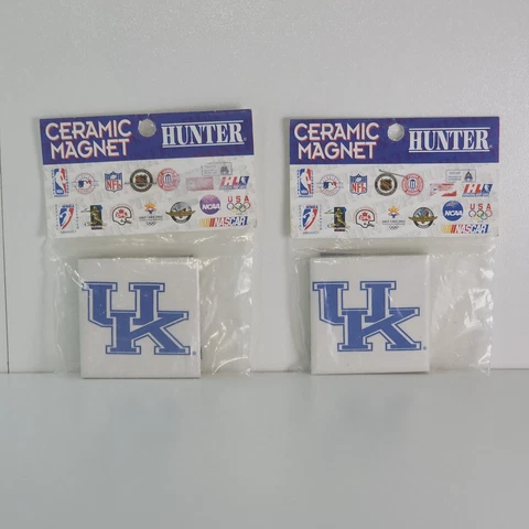 University of Kentucky UK Wildcats Hunter Mfg Ceramic Magnets NIP Cover
