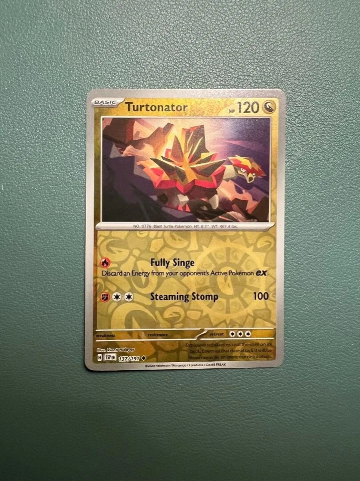 Turtonator 137/191 Sv08: Surging Sparks Reverse Holo - Image 1 of 1