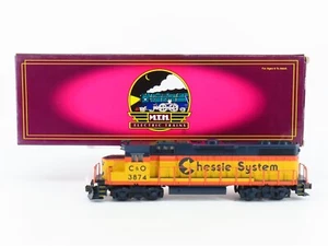 O Gauge 3-Rail MTH 20-2186-1 C&O Chessie System GP38-2 Diesel #3874 w/Sound - Picture 1 of 12