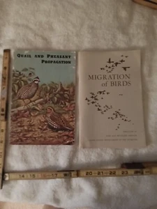 Vintage 1950's 60's Migration Of Birds Quail Pheasant US Dept Lot Of 2 - Bild 1 von 11
