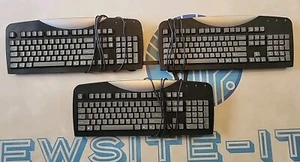 Lot of 3 Vintage Gateway PS/2 Wired Computer Keyboard Model SK-9921 7004258 - Picture 1 of 10