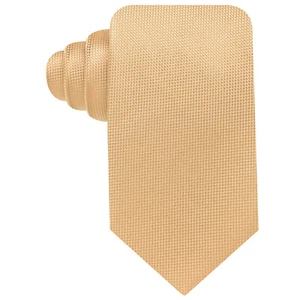 GEOFFREY BEENE Yellow Solid Pique Classic Tie - Picture 1 of 3