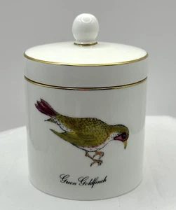Wedgwood Bone China Lidded Candy Jar Made in England Birds of the World 4" - Picture 1 of 9