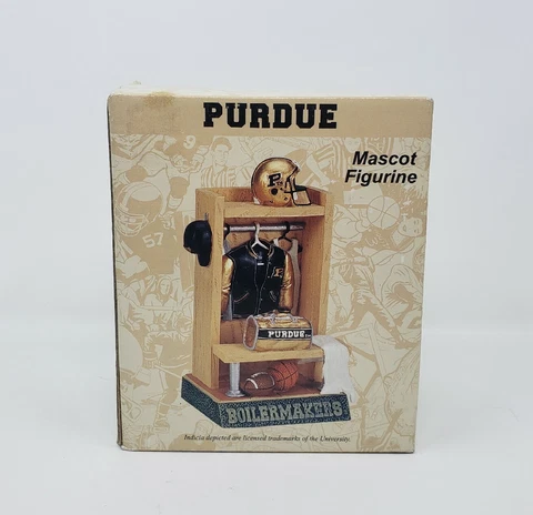 Purdue Boilermakers Locker Statue Football Basketball Baseball Mascot Figure Cover
