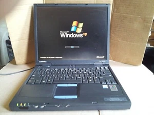 Compaq Laptop Evo N600c, Windows XP, MOBILITY RADEON 32MB, 12GB HDD, 512 ram - Picture 1 of 11