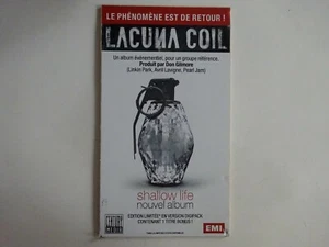 LACUNA COIL ♦ RARE FRENCH PoS ( PLV ) ♦ SHALLOW LIFE (mention AVRIL LAVIGNE) - Picture 1 of 2
