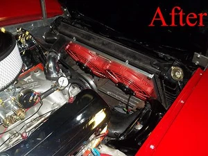CORVETTE ELECTRONIC COOLING FAN FULL CONVERSION KIT - HAND BUILT ALUMINUM SHROUD - Picture 1 of 4