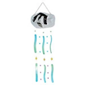 Chima de viento de vidrio Humbug con bandas PR 81107 - Imagen 1 de 1
