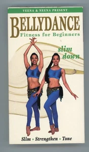Bellydance, Slim Down, VHS, Preowned, Fitness, Beginners, 2001, Tape, Tested - Picture 1 of 3