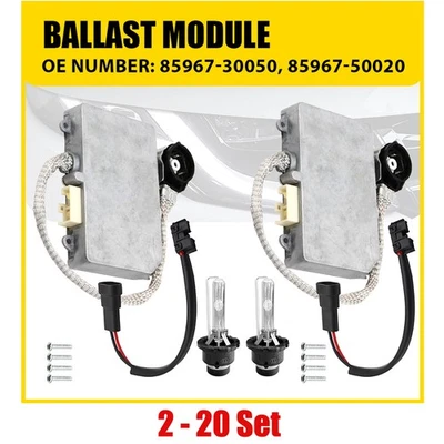 2-20Set HID Xenon Ballast Headlight Igniter&D2S Bulb for 2005-2007 Toyota Avalon - Image 1 of 4