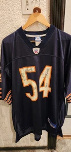 Vintage NFL Reebok Chicago Bears Brian Urlacher Trikot 54 Herren XL blau - Bild 1 von 8