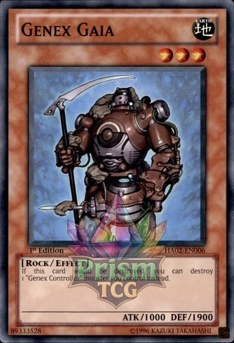 1st ed Genex Gaia super rare HA02-EN006 Yugioh - Image 1 of 1