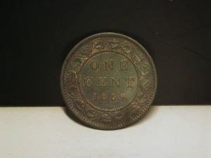 1859 CANADIAN LARGE CENT - Picture 1 of 2