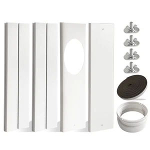 Portable Air Conditioner Window Kit with Universal Coupler for Ducting Exhaus... - Picture 1 of 7