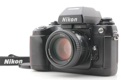 [COMO NUEVO] ¡Sin fugas! Cuerpo de cámara fotográfica Nikon F4 SLR 35 mm AF 50 mm f1,4 lente de JAPÓN Foto 1 de 4