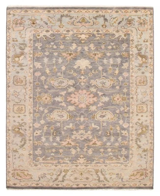 Vintage Oriental Hand-Knotted Carpet 7'11" x 9'10" Traditional Wool Area Rug - Image 1 of 4