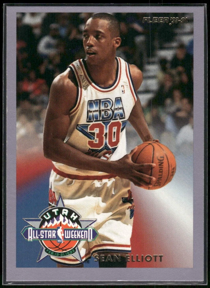 #15 Sean Elliott 1993-94 Fleer All-Stars - Image 1 of 2